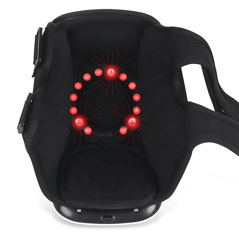 Kneeflow red light and heated massage area