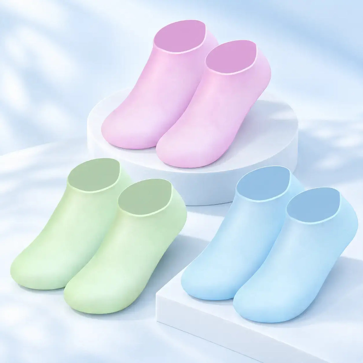 Moisture-Locking Silicone Foot Socks